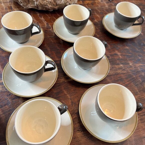 Franciscan Spice MCM Tea Cups & Saucers - Picture 4 of 7